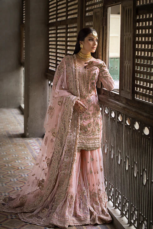 Erum Khan Embroidered Net 3 Piece SAIHBA