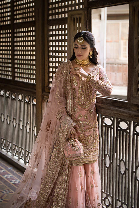 Erum Khan Embroidered Net 3 Piece SAIHBA