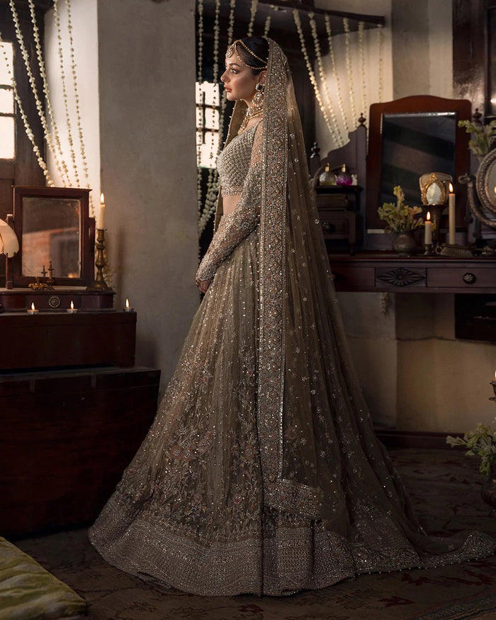 Faiza Saqlain Wedding Couture - Beige