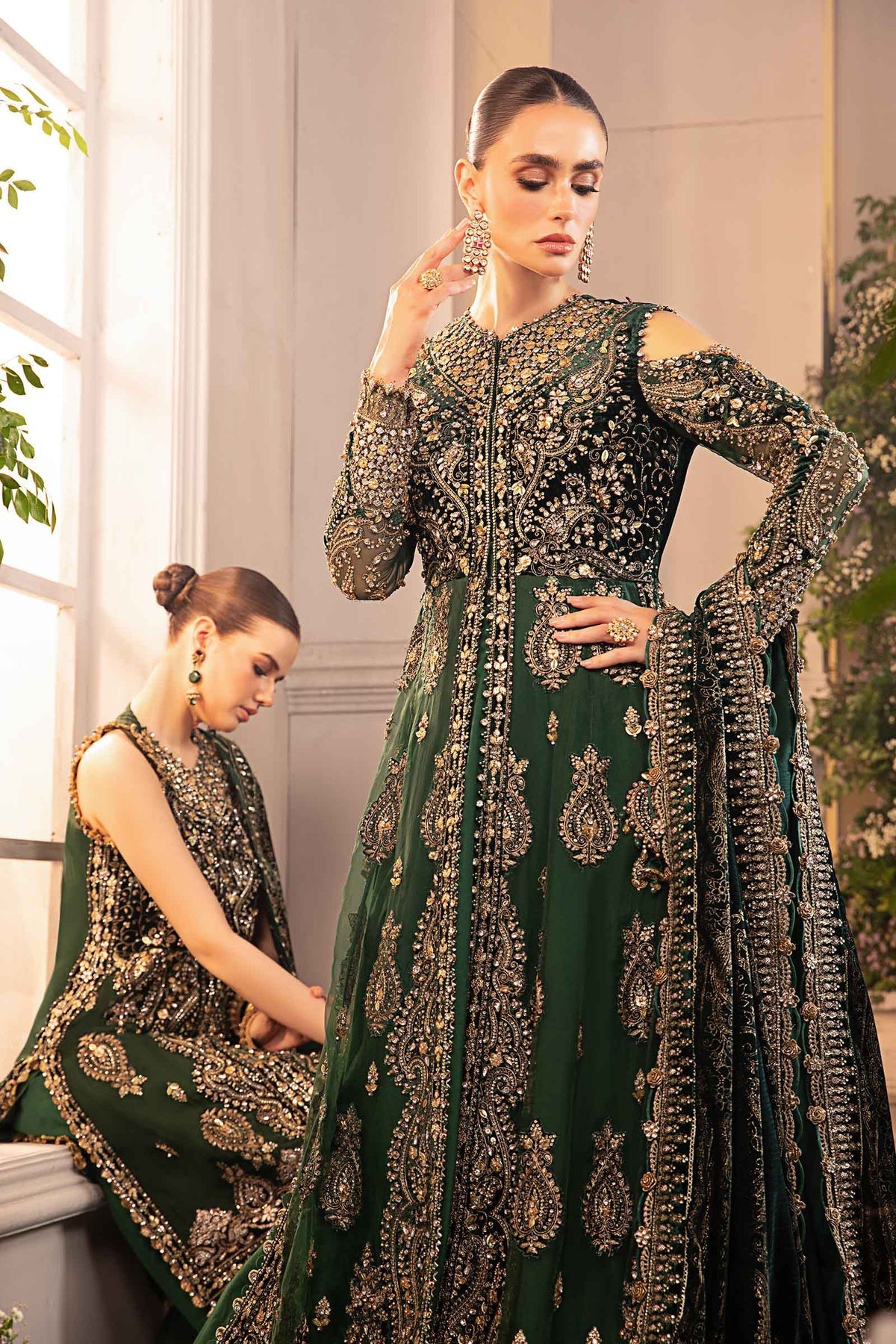 Maria B - 3 Piece Unstitched Embroidered Organza Suit | BD-2904