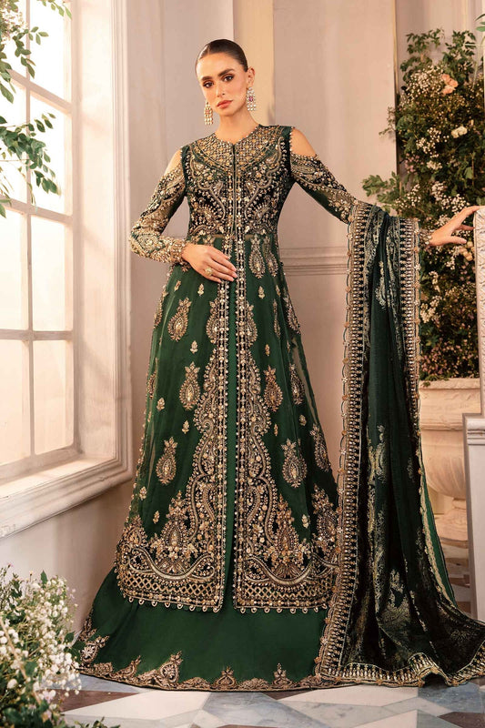 Maria B - 3 Piece Unstitched Embroidered Organza Suit | BD-2904