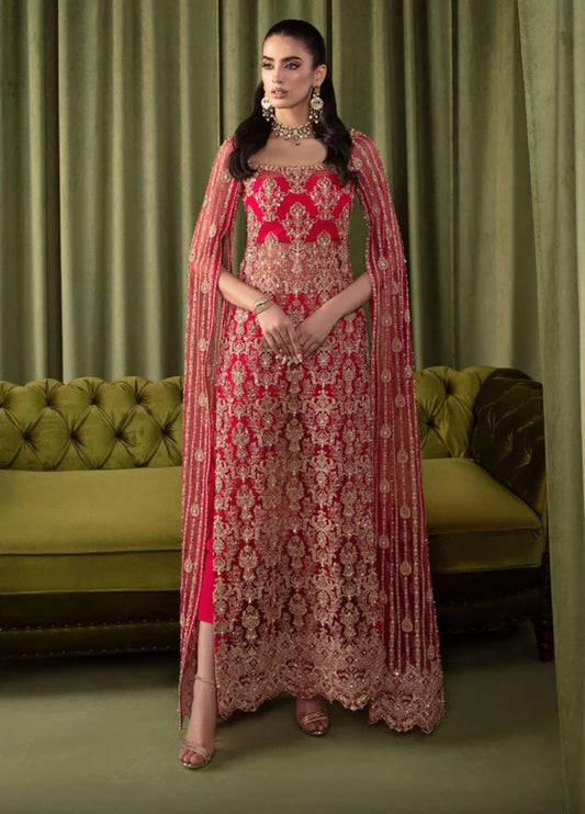 kanwal Malik Wedding Edition Red Handmade