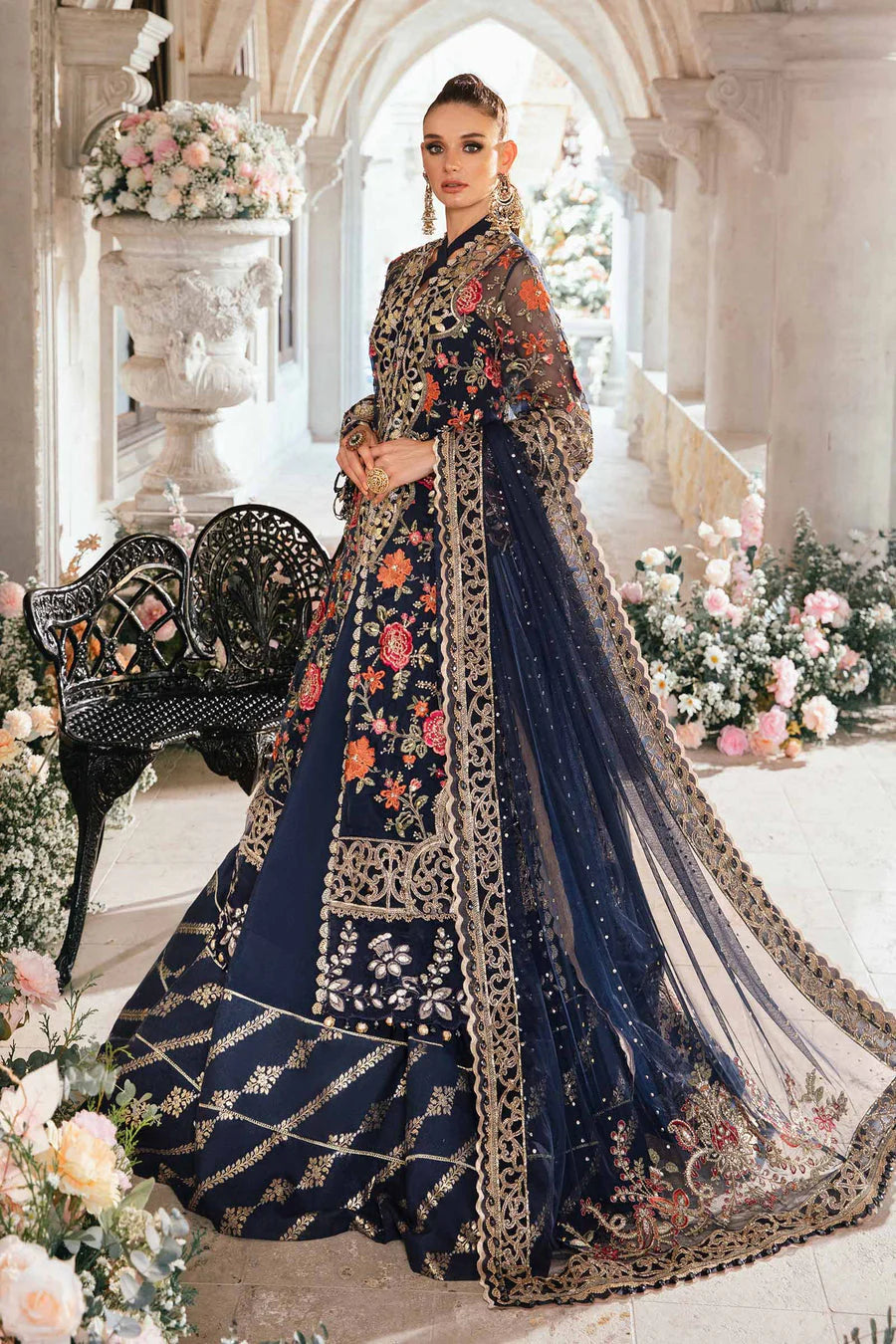 3 Piece Unstitched Embroidered Suit | BD-2808 D8