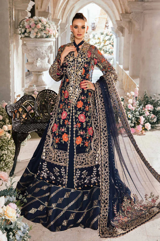 3 Piece Unstitched Embroidered Suit | BD-2808 D8