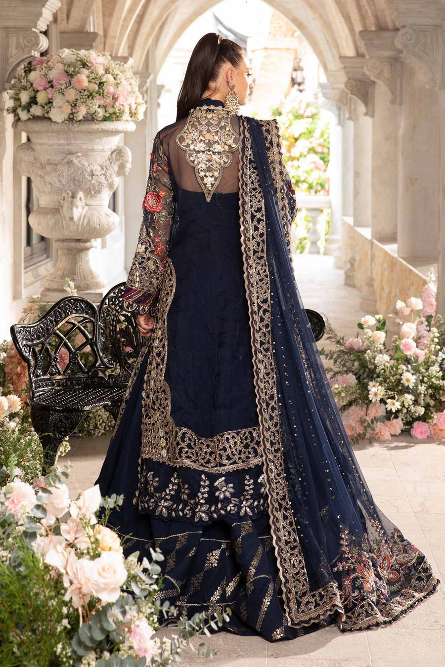 3 Piece Unstitched Embroidered Suit | BD-2808 D8